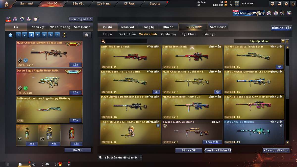 shop acc cf uy tin gia re